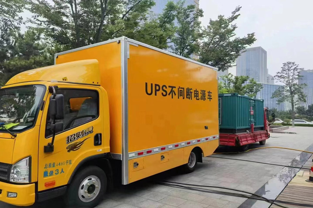 平房发电机租赁施工现场
