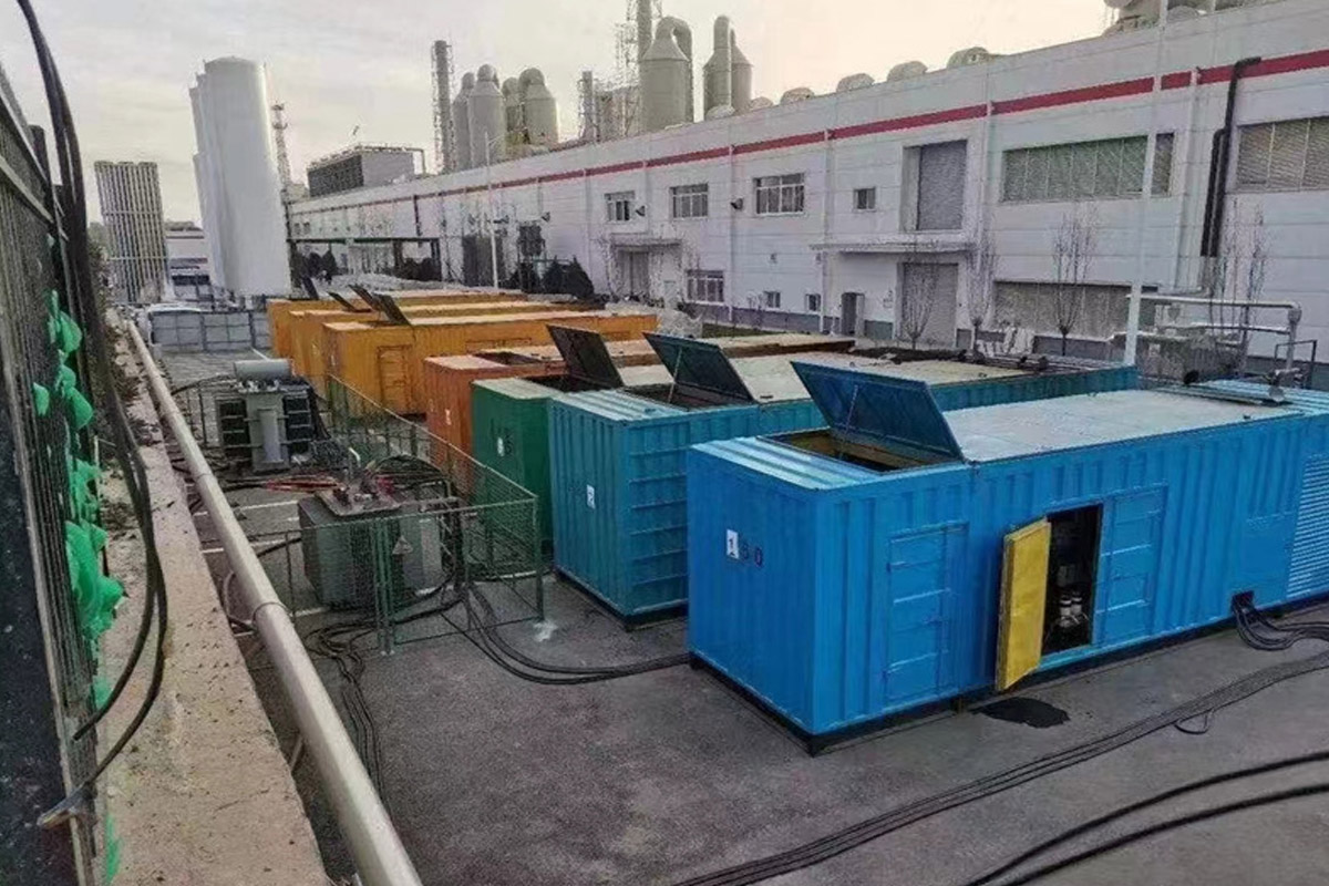 平房发电机租赁施工现场